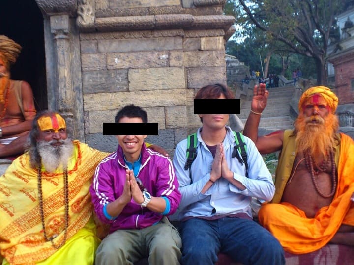 ネパール旅行での写真