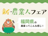 【新・農業人フェア特集】2023/11/25(土)&12/2(土)＠大阪開催！～全国の農業情勢を知ろう＜福岡県編＞～